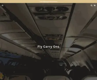 FLycarryons.com(Fly Carry Ons) Screenshot