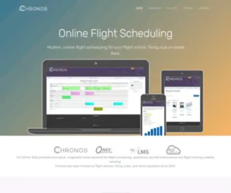 FLYChronos.com(Chronos Flight Scheduler by FLY Online Tools) Screenshot