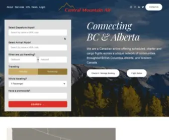 FLYcma.com(Central Mountain Air) Screenshot