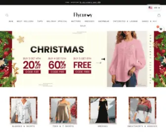 FLycurvy.com(Fashion Apparel for Fly Girls with Curvy Figure) Screenshot