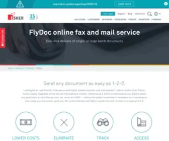 FLydoc.com(Online Fax Service For Document Automation) Screenshot