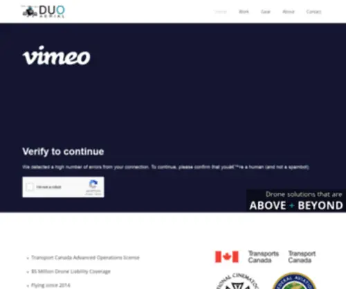 FLyduo.ca(DUO Aerial) Screenshot