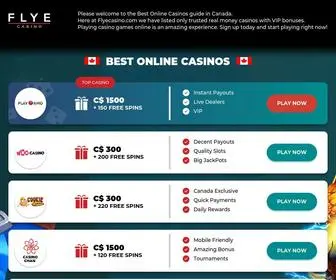 Flyecasino.com Screenshot