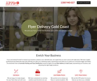 Flyerdeliverygoldcoast.com.au(Flyer Delivery Gold Coast) Screenshot