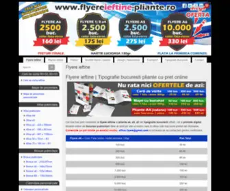 Flyereieftine-Pliante.ro Screenshot