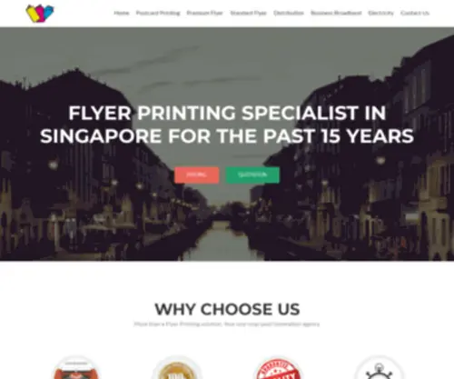 Flyerprinting.com.sg(Flyerprinting) Screenshot