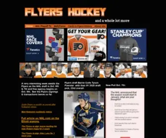 Flyers.com(Flyers Hockey) Screenshot