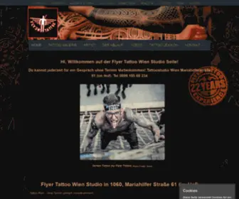 Flyertattoo.at(Tattoo Studio Wien) Screenshot