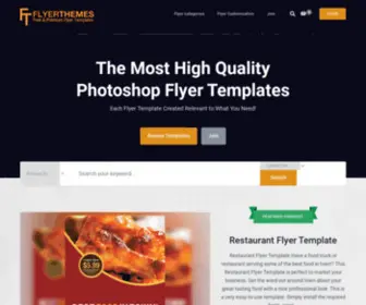 Flyerthemes.com(Premium Photoshop Flyer Templates) Screenshot