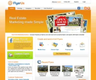 Flyerus.com(Real Estate Flyers) Screenshot