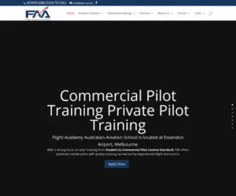 FLyfaa.com.au(Flight Academy Australia) Screenshot