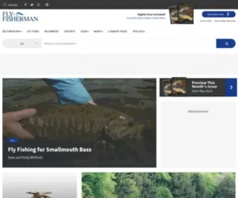 FLyfisherman.com(Fly Fisherman) Screenshot