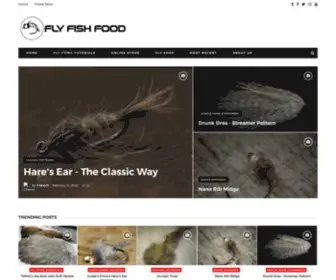 FLyfishfood.com(Fly Fish Food) Screenshot