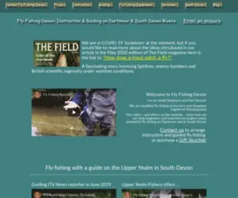 FLyfishingdevon.co.uk(Fly Fishing Devon) Screenshot