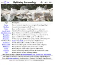 FLyfishingentomology.com(Flyfishing Entomology) Screenshot