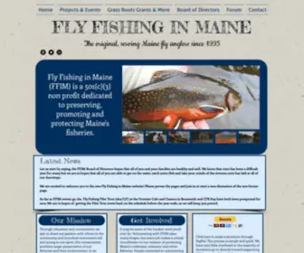 FLyfishinginmaine.org(Fly Fishing in Maine) Screenshot