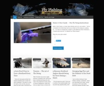 FLyfishingmadness.com(Great Lakes Trout and Steelhead Fly Fishing Blog) Screenshot