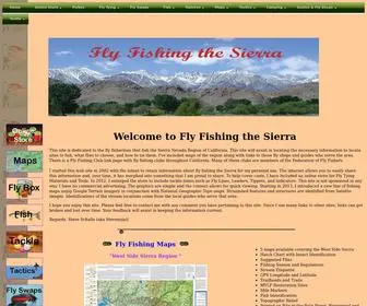 FLyfishingthesierra.com(Fly Fishing the Sierra) Screenshot