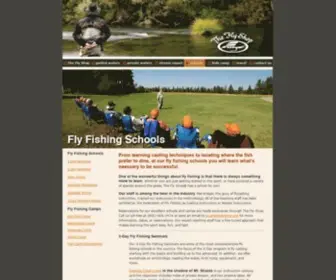 FLyfishschool.com(Fly Fishing Schools at The Fly Shop's&reg) Screenshot