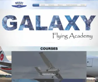 FLygalaxy.com.bd(Galaxy Flying Academy Ltd) Screenshot