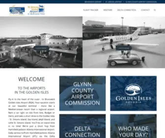 FLYgcairports.com(Glynn County Airports) Screenshot