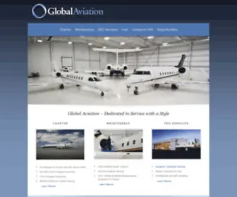 FLYGlobalnow.com(Global Aviation) Screenshot