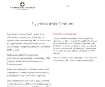 FLYgmedc.se(Flygmedicinskt Centrum) Screenshot