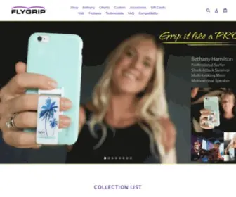 FLYgrip.com(The First Grip and Most Natural way to hold your Smartphone) Screenshot
