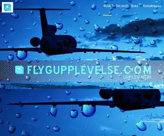 FLygupplevelse.com(Flygupplevelser och utbildningar inom flyg) Screenshot