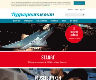 FLYgvapenmuseum.se(Start) Screenshot