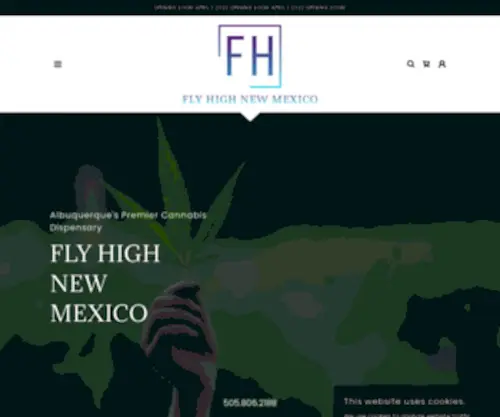 FLyhighnm.com(Fly High New Mexico) Screenshot