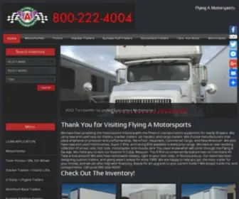 Flyingamotorsports.com(FLYING A MOTORSPORTS) Screenshot