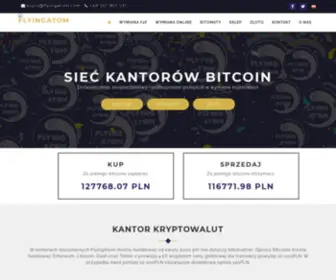 Flyingatom.com(Kantor Bitcoin) Screenshot