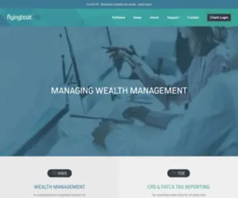 Flyingboatsoftware.com(Software for Wealth Management) Screenshot