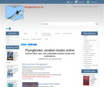 Flyingbooks.co.uk(Aviation books online) Screenshot