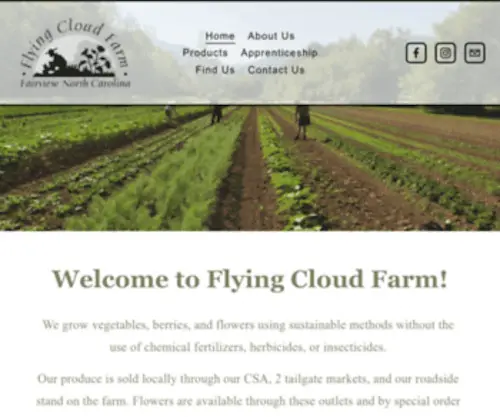 Flyingcloudfarm.net(Flyingcloudfarm) Screenshot