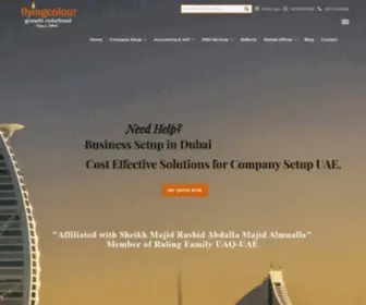 Flyingcolour.net(Business Setup in Dubai) Screenshot