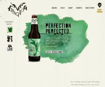 Flyingdog.com(A Maryland craft brewery) Screenshot