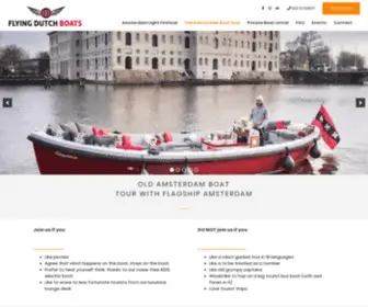 Flyingdutchboats.com(Old Amsterdam Boat tour) Screenshot