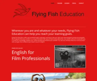 Flyingfisheducation.com.au(Teaching English) Screenshot