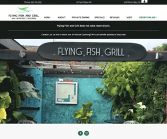 Flyingfishgrill.net(Flying Fish & Grill) Screenshot