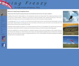 Flyingfrenzy.com(Flying Frenzy Paragliding School) Screenshot