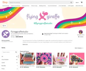 Flyinggiraffeshop.com(Flyinggiraffeshop) Screenshot