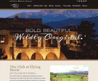 Flyinghorseclub.com(Colorado Springs Country Club) Screenshot