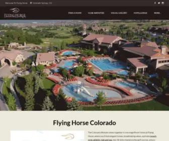 Flyinghorsecolorado.com(New Homes Colorado Springs) Screenshot