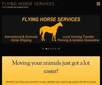 Flyinghorseservices.com(WORLDWIDE LIVESTOCK TRANSPORTATION SERVICES) Screenshot