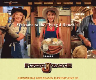 Flyingjranch.com(Chuckwagon Suppers & Western Show) Screenshot