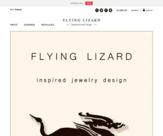 Flyinglizard.com(Flying Lizard Jewelry Design) Screenshot