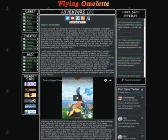 Flyingomelette.com(The Internet Equivalent of The Simpsons' Tire Fire) Screenshot