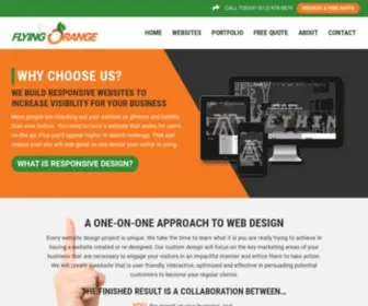 Flyingorangewebdesign.com(Minneapolis WordPress Website Design) Screenshot